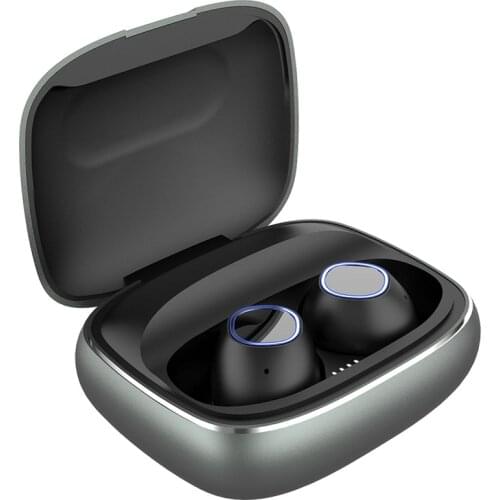 Metal TWS Bluetooth Earbuds True Wireless Earphone Running Sports Phone Headset 6D Stereo Graphene Headphones