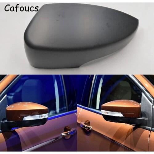 Cafoucs Car Rearview Wing Mirror Side Cover For Ford Kuga Escape Ecosport 2012 2013 2014 2015 2016 2017