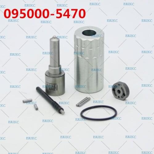 ERIKC Common Rail Injector Overhaul Kits 095000-5470 include Control Valve Plate 19# Nozzle, O-ring, pin for Isuzu
