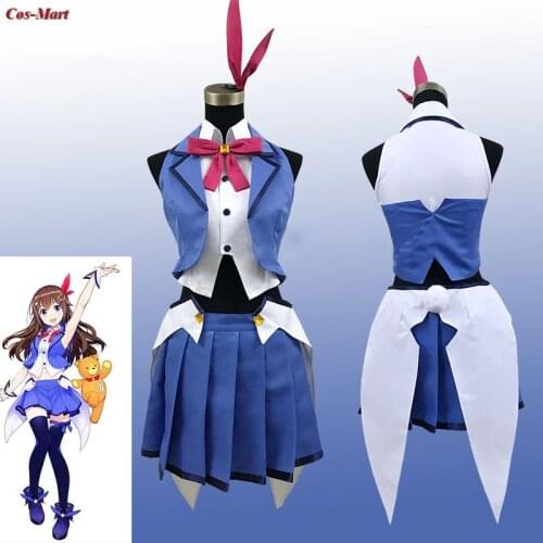 Hot Anime VTuber Hololive Tokino Sora Cosplay Costume Fahsion Blue Uniform Unisex Activity Party Role Play Clothing Custom-Make