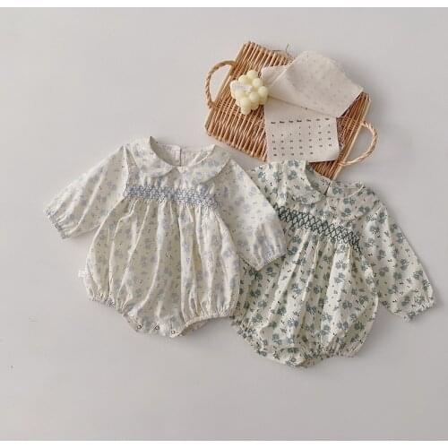 Lorfowers girls Bodysuit With Long Sleeves For Babies