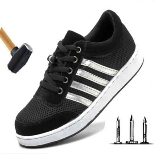 Unisex Fashion Casual Work Safety Shoes Men star shoes Steel Toe Cap Breathable Insulation Anti-smash Puncture Wear Safety Boots