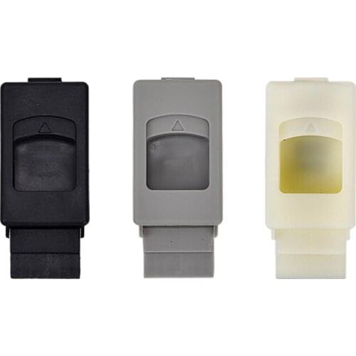 2pcs Invisible cabinet handle with Spring buckle snap lock Plastic Wardrobe drawer knobs blanks Furniture Hardware