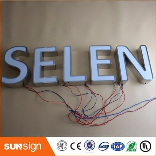 Aliexpress Factory Outlet Custom high brightness Outdoor Acrylic led signs letter advertising