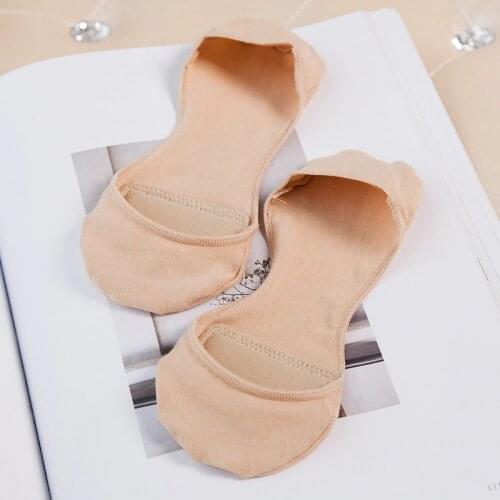 SP&CITY Solid Summer Thin Boat Socks Women Invisible High Heels Socks Slippers Soft Breathable Cotton Low Short Socks Ped