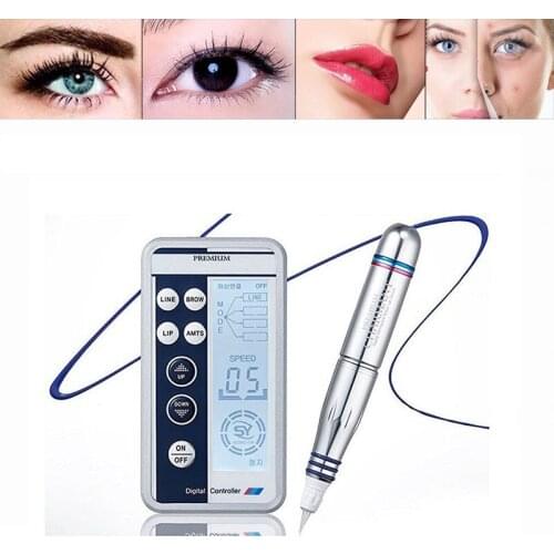 Panel Control Eyebrow Tattoo Machine MTS 3D Microblading Pen Permanent Makeup pen Machine Kit Eyeline Lip Cosmetics Beauty Care