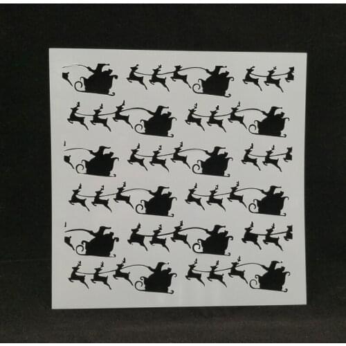 Christmas series Layering Stencils for Diy scrapbook/photo album Decorative Embossing coloring,painting stencil,home decor