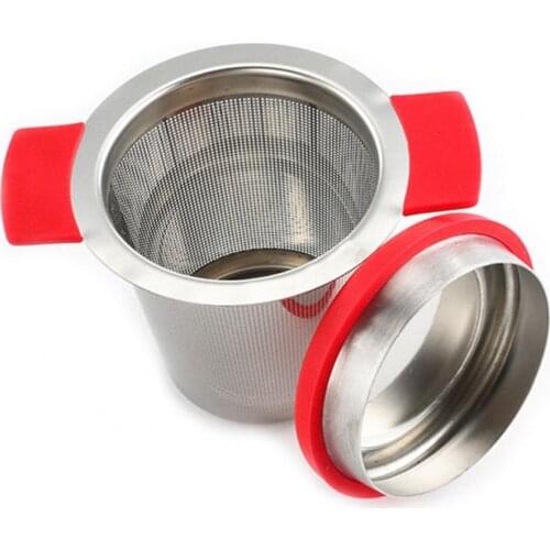 Tea Strainer Eco-friendly Rust-proof Stainless Steel Extra Fine Mesh Tea Infuser Tea pot Leak Filter Fine Mesh for Home