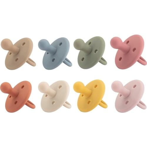 BPA Free Infant Newborn Dummy Soother Food Grade Silicone Baby Soother Pacifier BPA Free Infant Nipple Soft Nursing Accessories