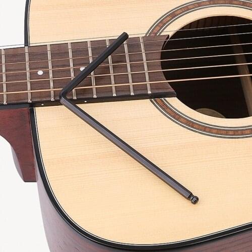 Lengthened Wooden Guitar Neck Adjusting Tool 5mm Martin Folk Guitar Special Wrench Metal Allen Wrench Accessories Ykiri Tool