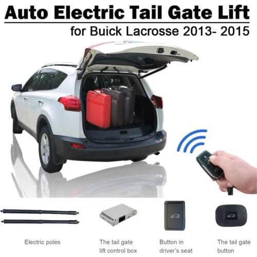 Smart Auto Electric Tail Gate Lift for Buick Lacrosse 2013- 2015 Remote Control Drive Seat Button Control Set Height Avoid Pinch