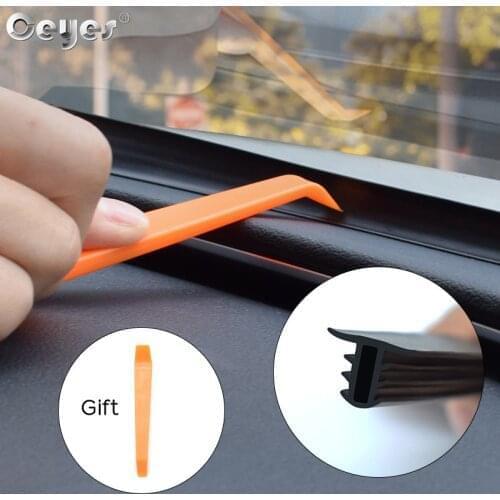 Ceyes Car Styling Interior Accessories Auto Dashboard Sealing Strips Weatherstrip Rubber Seals Sound Insulation Universal Goods