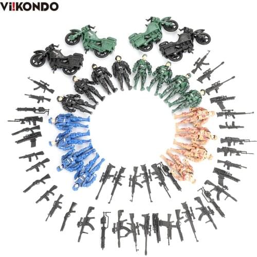 Viikondo Military Toy Soldiers Playset Army Men Figures with 4Realistic Army Ranger Action Figures and Weapon Gear Accessories