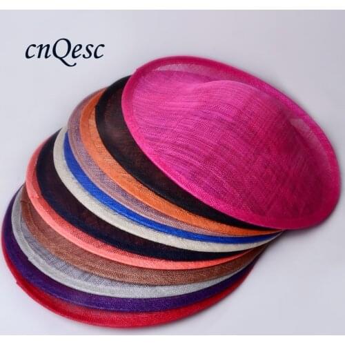 High quality sinamay binding large saucer sinamay base fascinator hat craft supply,for derby,Races,Party,wedding,diameter 33cm