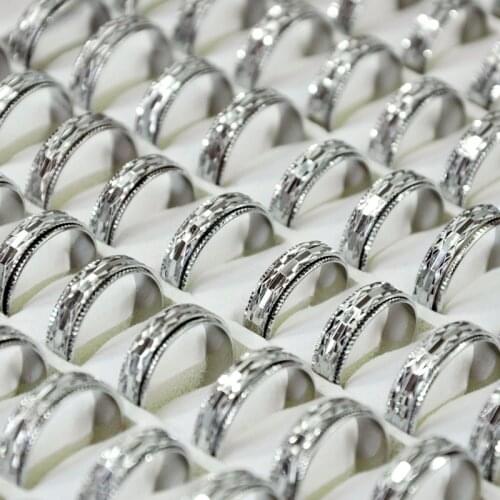 10 Pcs Mixed Style Vintage Silver Color Rotatable Womens Ring feminine Jewelry Wholesale Rings Bulks Lots LR4071