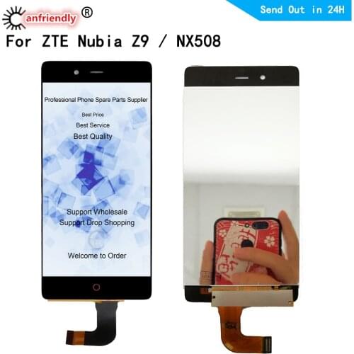 5.2" LCD Display Touch Screen For ZTE Nubia Z9 NX508 NX508J LCD Touch Sensor With frame Assembly For ZTE Z9 Display Replacement