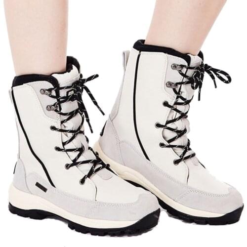 Outdoor snow boots waterproof non-slip warm mid-boots snow shoes Skiing snowboard shoes adult men or women children boy or girl