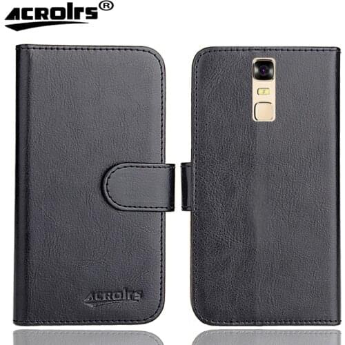 ZTE Blade A610 Plus Case 5.5" 6 Colors Flip Soft Leather Crazy Horse Phone Cover Stand Function Cases Credit Card Wallet