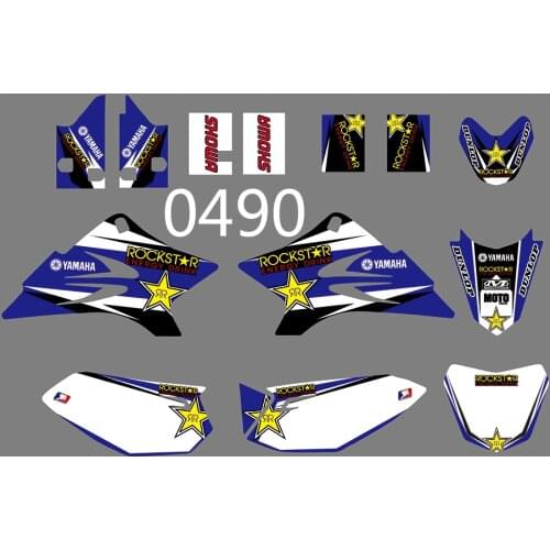 3M 4 STYLES TEAM GRAPHICS BACKGROUNDS DECALS STICKERS FOR YAMAHA TTR50 2006 2007 2008 2009 2010 2011 2012 2013