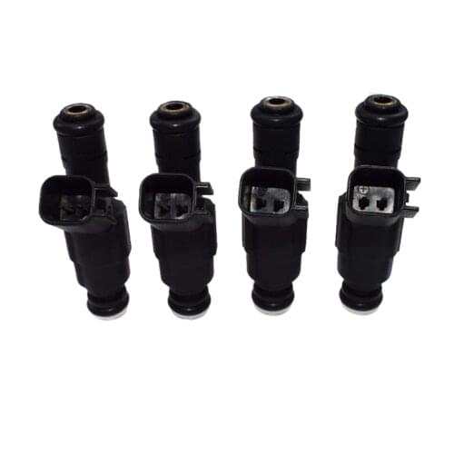 4Pcs 4 Hole Car Front Rear Fuel Injectors 0280155784 For Jeep Cherokee 99-04 For Grand Cherokee. Wrangler 4.0 L 04669938 FJ570