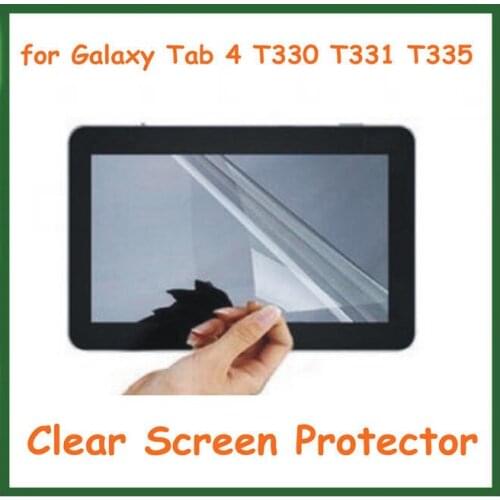 5pcs Clear Screen Protector Protective Film for Samsung Galaxy Tab 4 8.0 T330 T331 T335 Tablet PC 8" No Retail Package