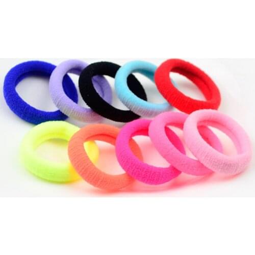 50Pcs/Set Women Basic Elastic Hair Bands Scrunchie Ponytail Holder Headband Colorful Rubber Bands Fashion Hair Accessories