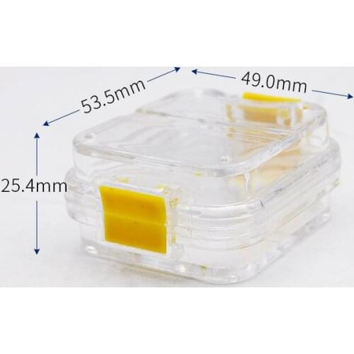 64pcs Denture packing box Transportation box Storage Collections Container Box Case Denture Membrane Tooth Box