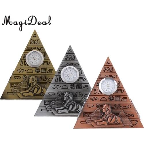 Antique Ancient Egypt Pyramid Piggy Bank Savings Pot Vintage Home Decor Crafts Ornaments Creative Figurine Money Box