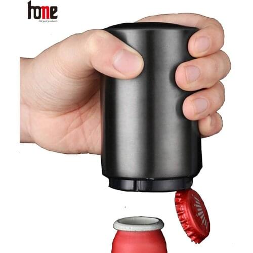 Automatic Can Bottle Opener Beer Air Pressure Stainless Steel Kitchen Tools Gadgets Wedding Favors for Guests Bar Accessories