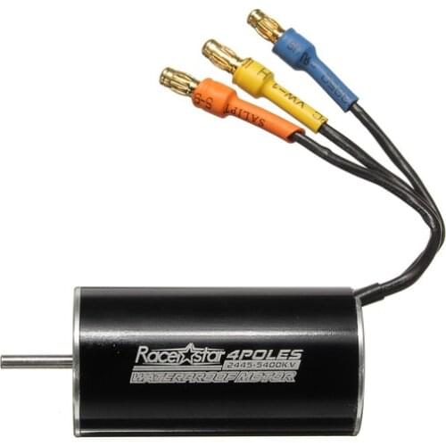 Racerstar 2445 Motor Senseless Brushless Waterproof 5400/3600/3000KV 1/16 1/18 RC Car Part