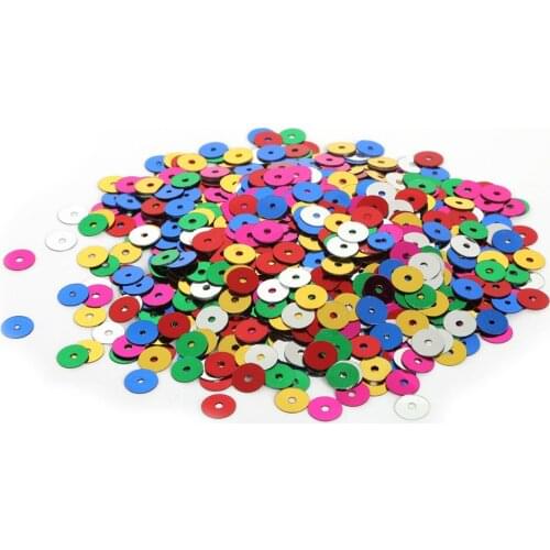 4-6mm Mix Color Loose Sequin for Clothing Accessory DIY Craft Scrapbooking Wedding Art Decoration Jewelry Making(1700-4000PCS)