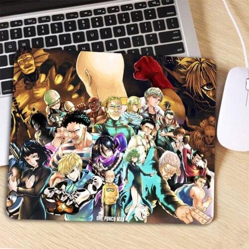 Big Promotion One Punch Man Gamer Play Mice Mat Rubber Mouse Pad Small Size for 18x22cm Gaming Mousepad