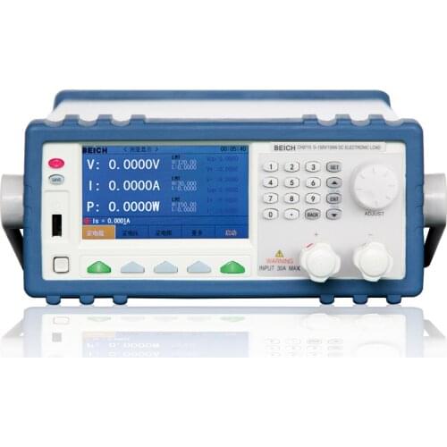 Fast arrival CH9716A High performance Program DC Electronic Load 500V/15A/300W 4.3 inch TFT display supports