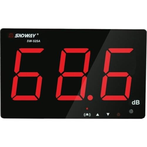 SNDWAY SW-525A Digital Sound Level Meter Noise Meter 30~130db large LCD Restaurant Bar Indoor/Office/Home