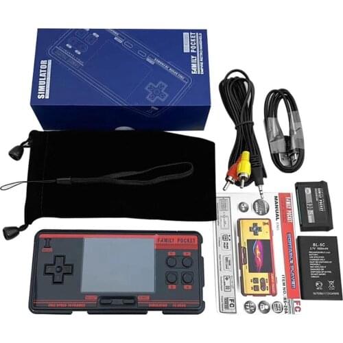 Coolbaby New FC3000 Handheld Game Console 8 bit Arcade Game Console Built in 1000 Game For MD GG GBC Children Game