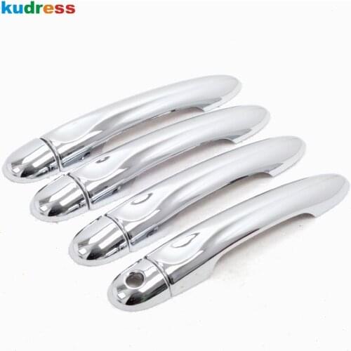 For Renault Captur 2013 2014 2015 2016 ABS Chrome Door Handle Protector Cover Outside Handle Trim Grip Accessories