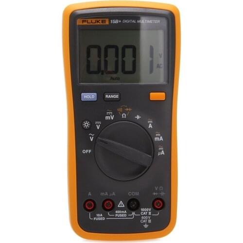 FLUKE 15B+ F15B+ Auto Range Digital Multimeter Tester DMM with TL75 test leads high precision multifunction multimeter
