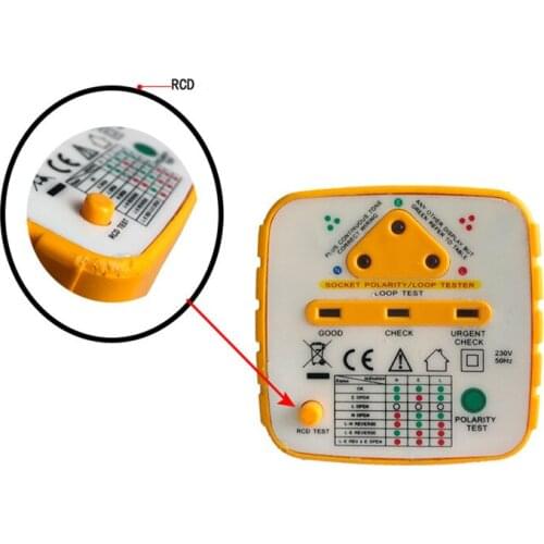 Hot Sale European Standard Power Socket Detector High Quality Leakage Household Power Socket Detector Tool Sk106 Free Shipping
