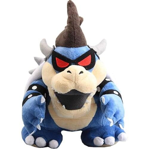 New Cute Classical Game Super Mario Dark Bowser Plush 28CM Kids Stuffed Toys For Children Gifts