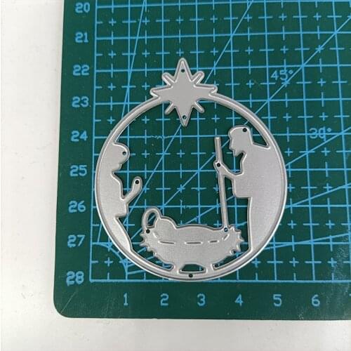 Metal Cutting Dies Jesus Baby DIY Stencil Scrapbooking Photo Album Embossing Paper Card Making Decor 2021 Punch Template