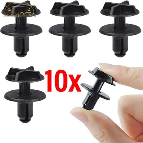 Reamocea 5Pcs Black Nylon 5 Battery Cover and Cowl Panel Clip LR024316 9mm Hole For Land Rover Range Rover