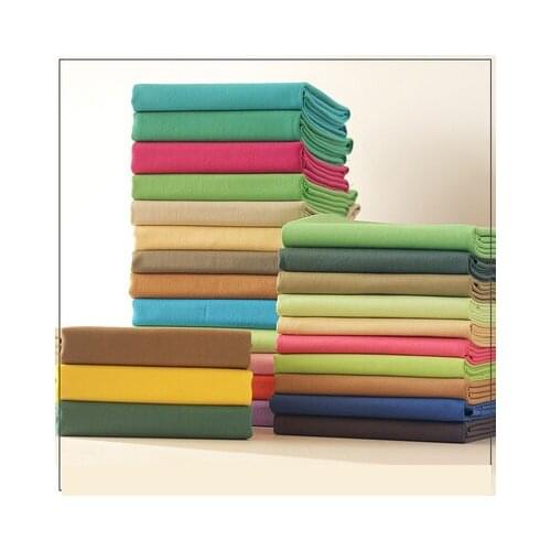 50*110CM Korea 8/12 Ann pure color cotton and linen sofa curtain color canvas manual accessories