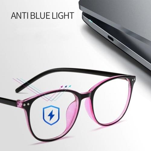 Rivets Finished Myopia Glasses Women Blue Film Coating Oval Nearsighted Eyeglasses -1.0 -1.5 -2.0 -2.5 -3.0 -3.5 -4.0 -4.5 -6.0