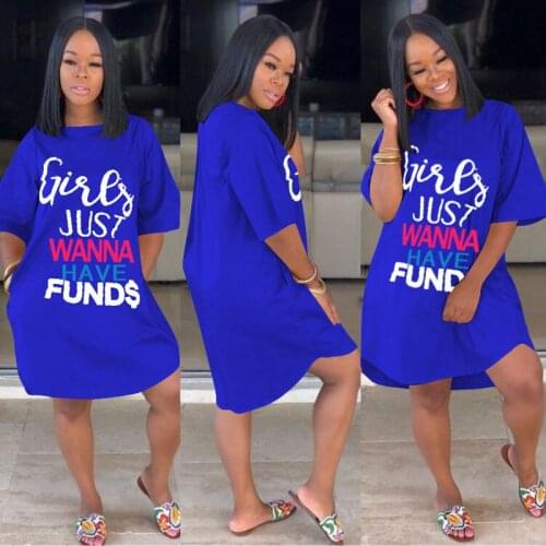 TNNAOFF Plus Size Letter Print T Shirt Dress for Women Summer Fashion Short Sleeve O-neck Streetwear Club Casual Loose Dresses