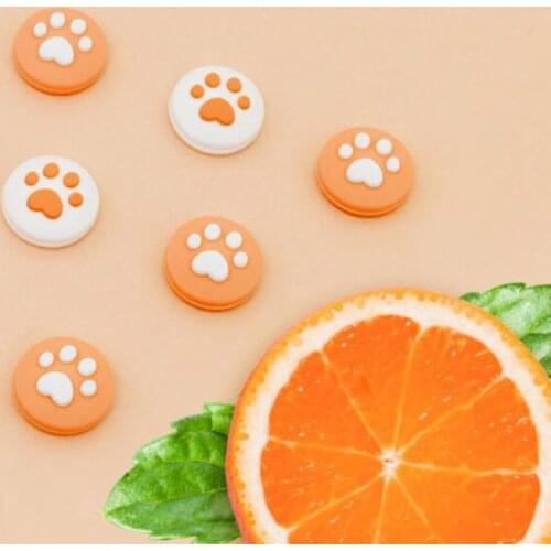 Thumb Grips Animal Forest Cat Paw Stick Cap Joystick Cover For Nintend Switch Lite NS JoyCon Silicone Rubber Controller