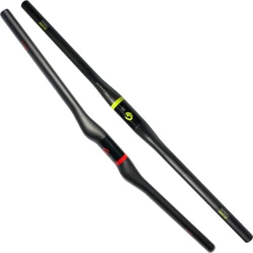 New ASIACOM Mountain bike matt+gloss full carbon fibre bicycle handlebar MTB 7 angle degree backsweep 31.8*600-720mm Free ship