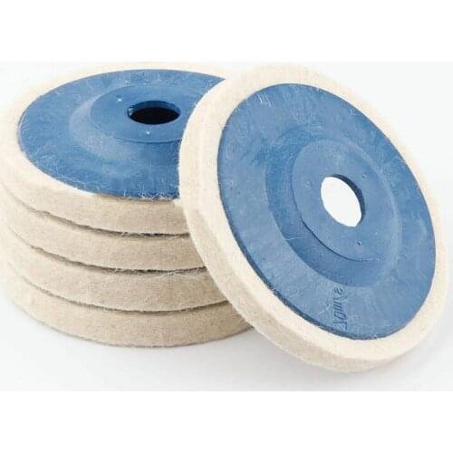 Grinding Discs 4Inch100mm Wool Felt Wheel Wool Buffing Pad Polishing Grinding Disc For Car Woodwork Rotary Tool