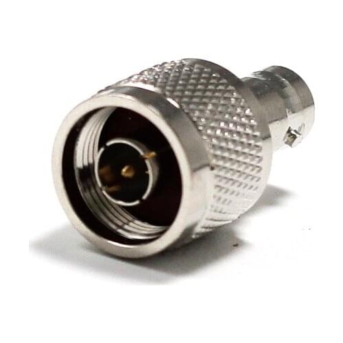 1pc N male plug switch BNC female jack RF Coax Adapter convertor Straight Nickelplated NEW wholesale