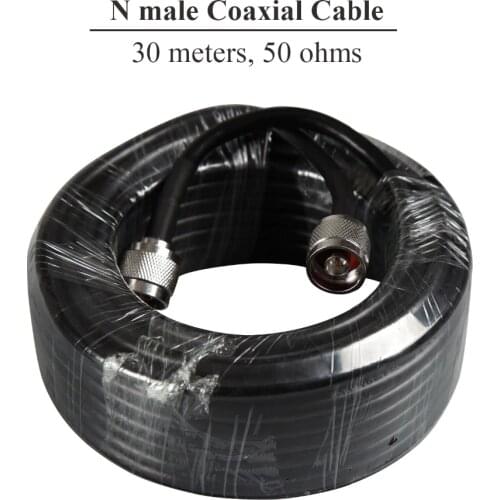 Signal Boosters Coaxial Cable 50ohms High Quality 30m Long Cable N male to N male 30 Meters for External Antenna Outdoor Use S40