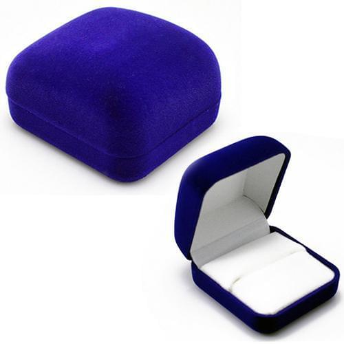 Velvet Engagement Jewelry Blue Gift Box Watch Ring Necklace Pendant Earrings Jewelry Storage Organizer Display Holder Case